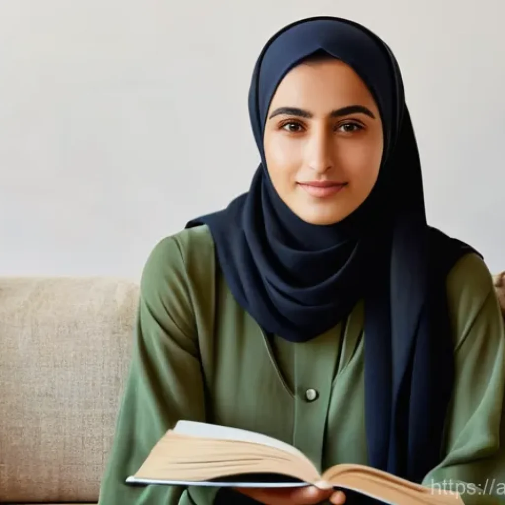 심리 상담 비용 - **Prompt:** A serene and hopeful portrait of a young Arab woman, in her late twenties, dressed in a ...