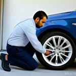 자동차 유지비 - **Prompt:** A discerning Arab man, approximately 38 years old, with a neatly trimmed beard, dressed ...